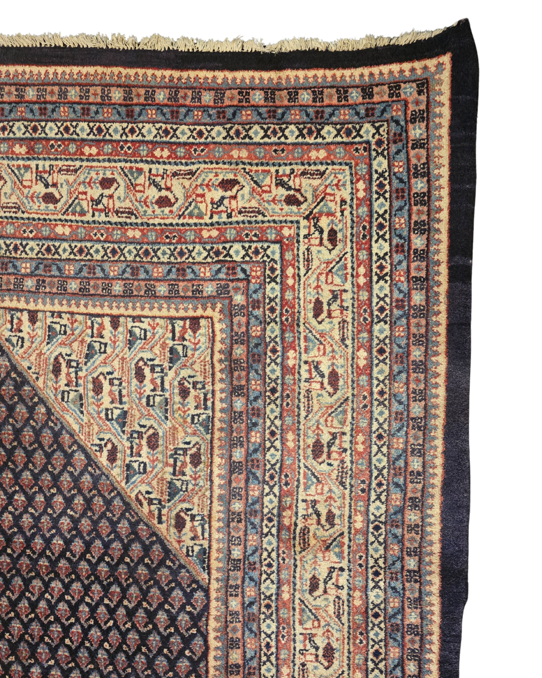 Groot Perzisch Tapijt Mir 350x250 wollen vloerkleed Iran Handgeknoopt