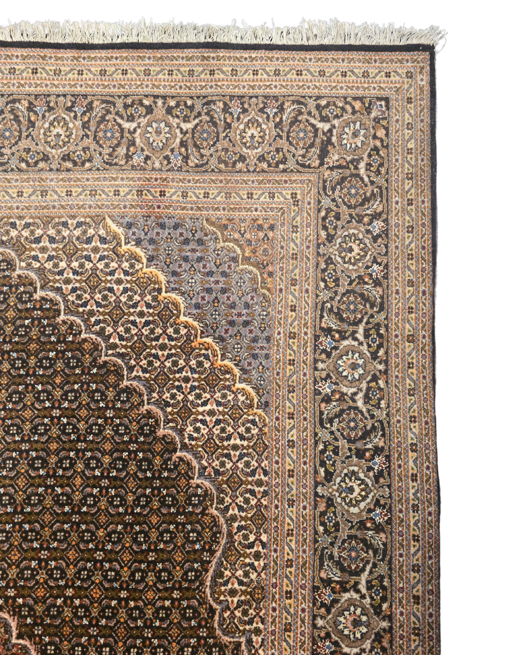 Groot Perzisch tapijt Tabriz Mahi 300x200 wollen vloerkleed Iran Handgeknoopt