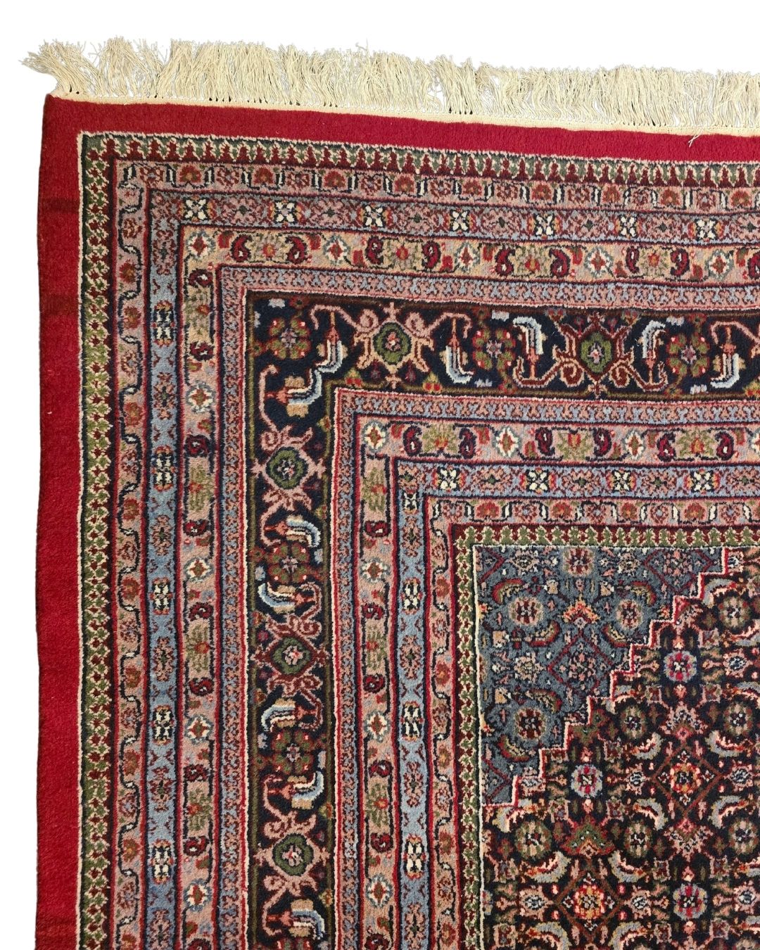 Groot Perzisch tapijt Bidjar 400x300 wollen vloerkleed handgeknoopt