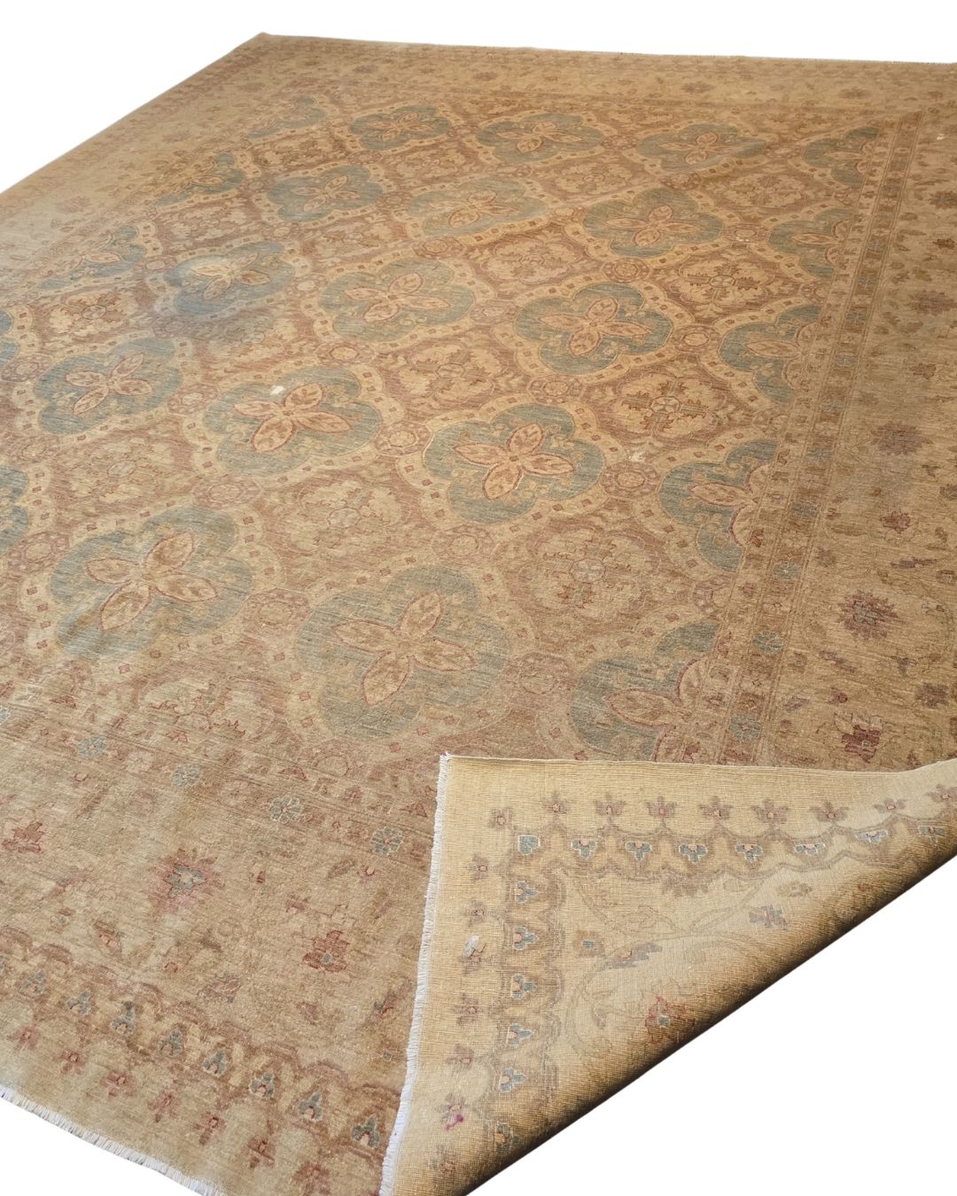 Groot Perzisch tapijt Ziegler 380x310 wollen vloerkleed handgeknoopt Iran