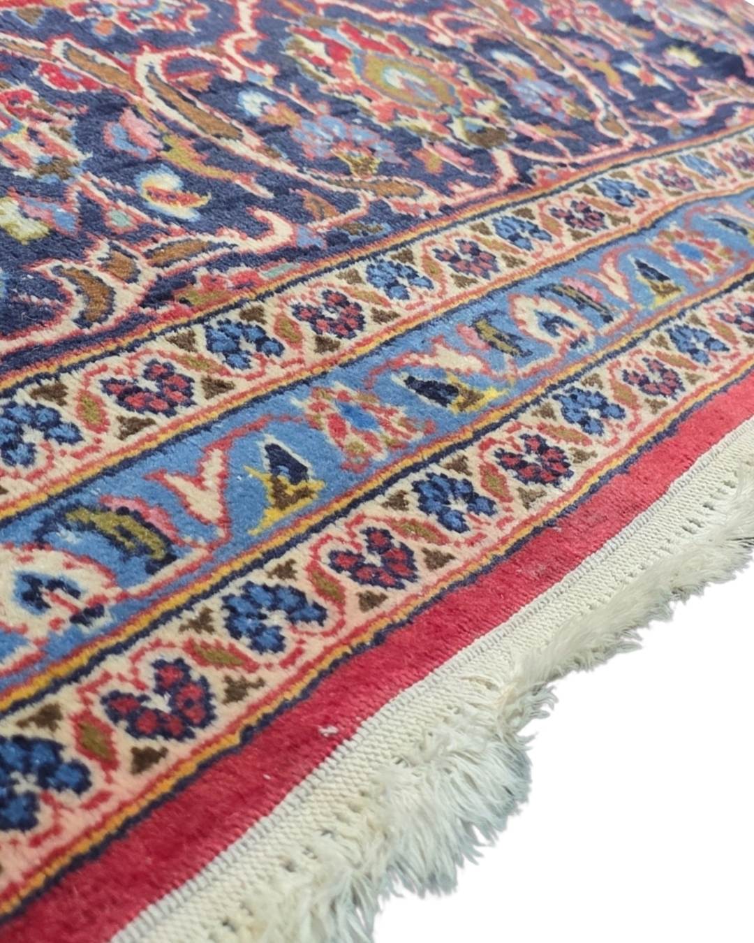 Groot Perzisch tapijt Kashan 360x250 wollen vloerkleed Iran