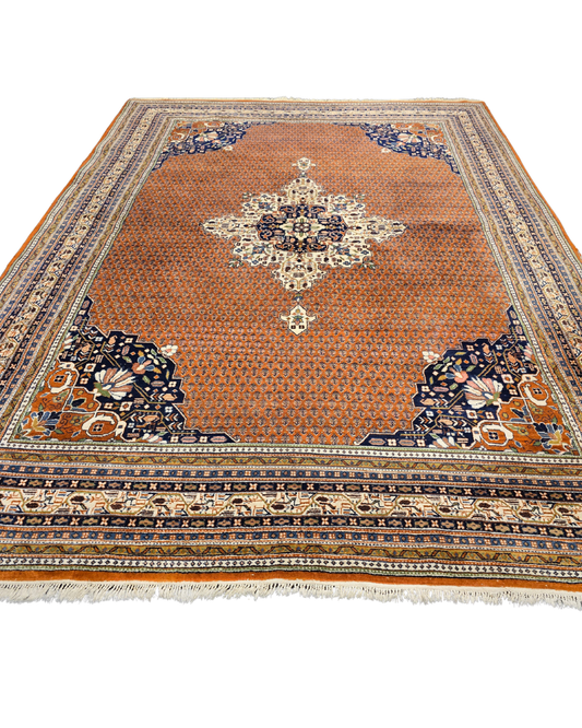 Groot Perzisch tapijt Sarough Mir 350x250 wollen vloerkleed handgeknoopt