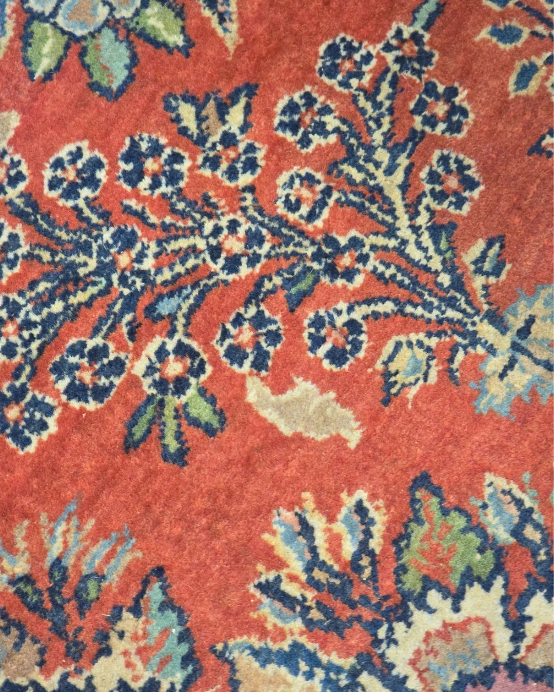 Groot Antiek perzisch tapijt American Sarough 320x220 handgeknoopt wollen vloerkleed
