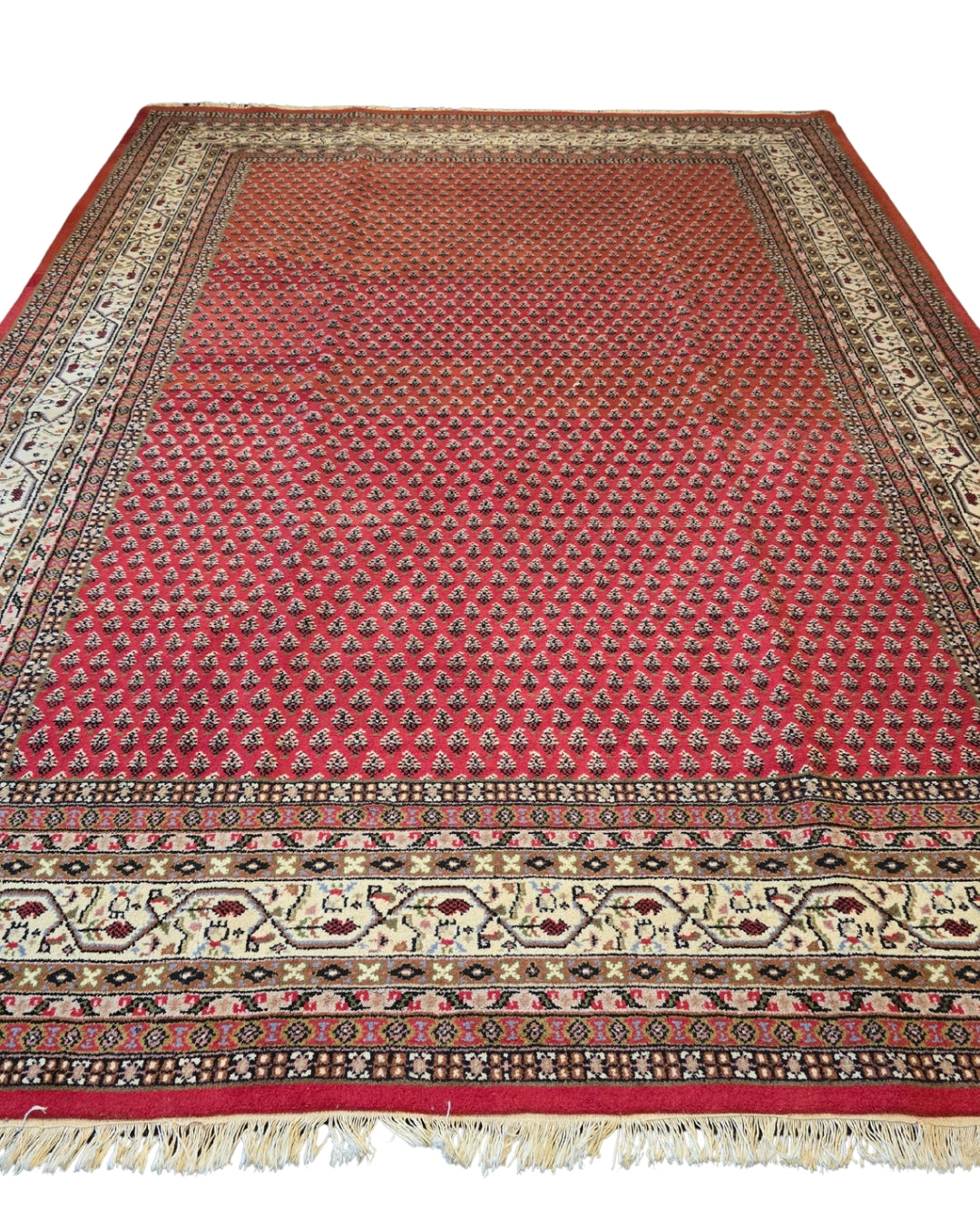 groot perzisch tapijt Sarough 350x250 wollen vloerkleed hndgeknoopt