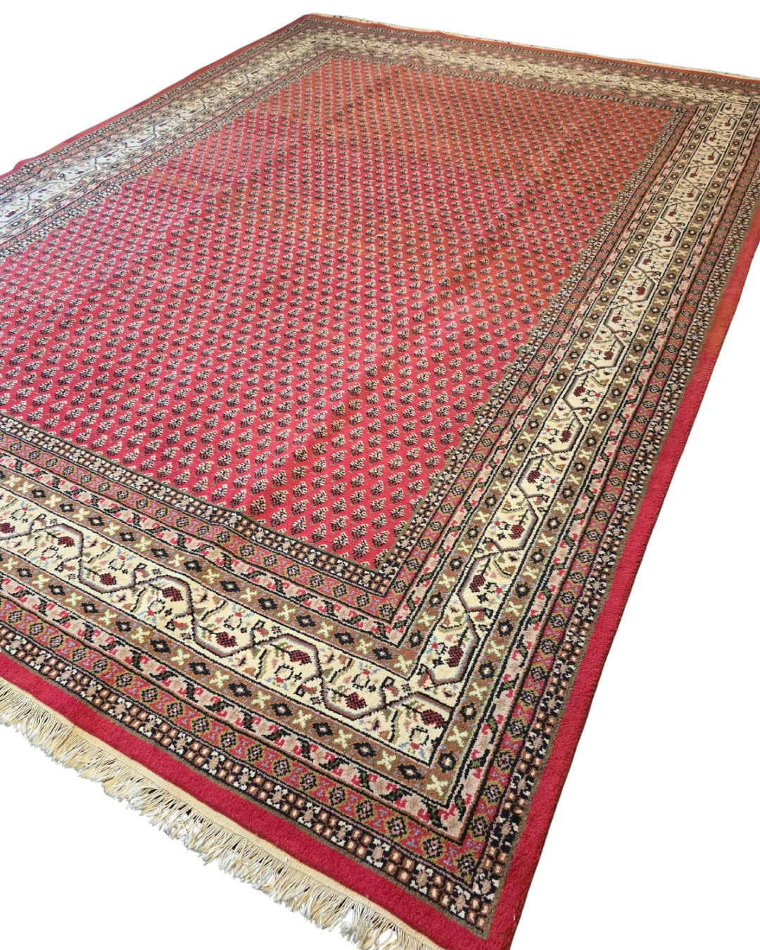 groot perzisch tapijt Sarough 350x250 wollen vloerkleed hndgeknoopt