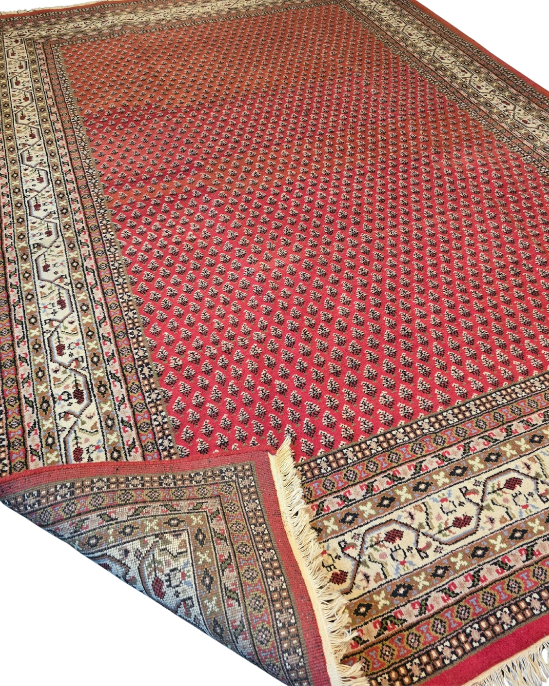 groot perzisch tapijt Sarough 350x250 wollen vloerkleed hndgeknoopt