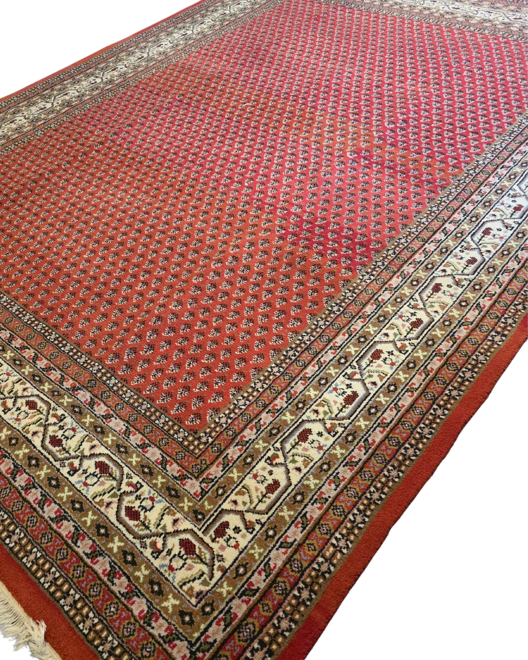 groot perzisch tapijt Sarough 350x250 wollen vloerkleed hndgeknoopt