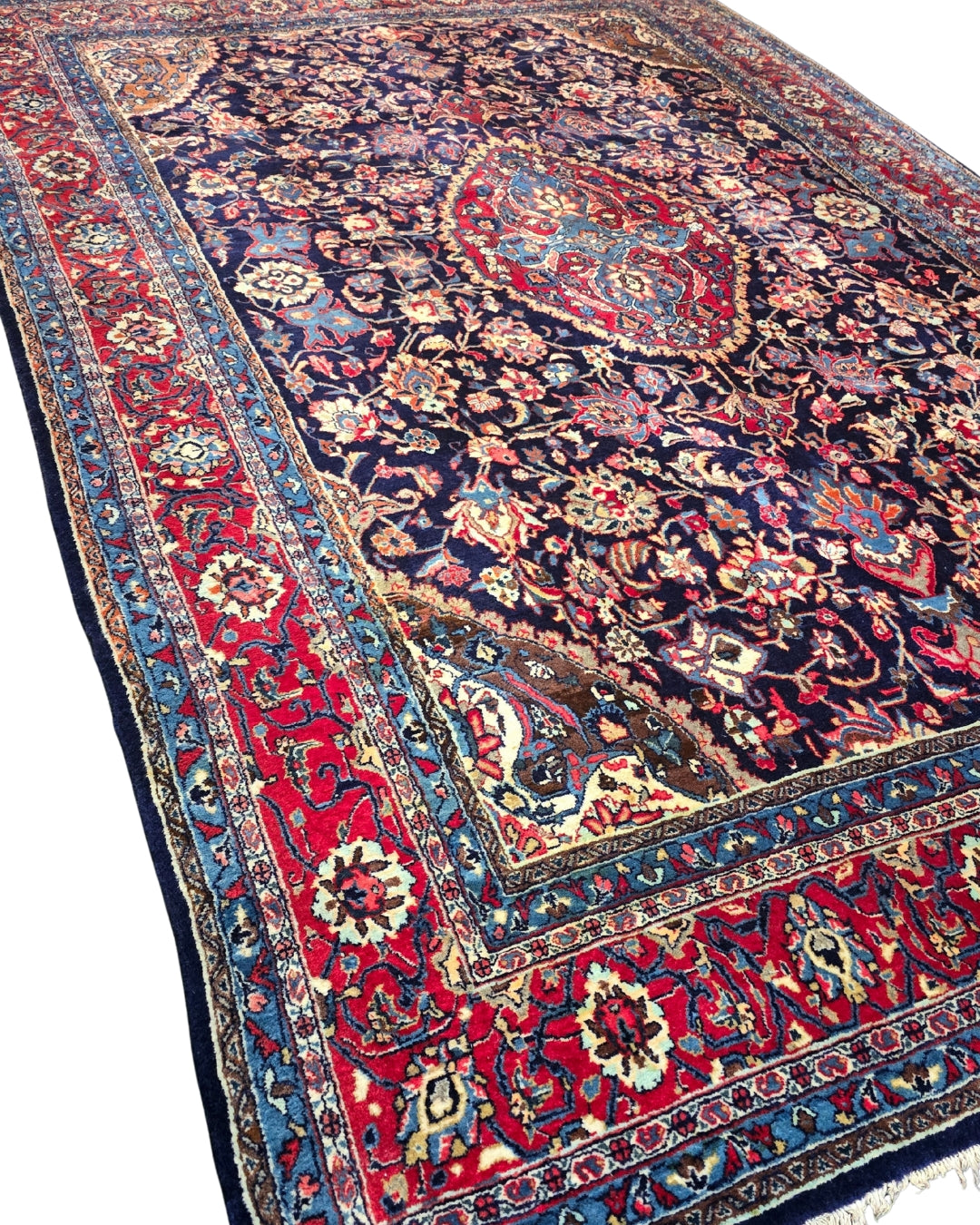 Groot Perzisch Tapijt Kashan 360x250 wollen vloerkleed Iran