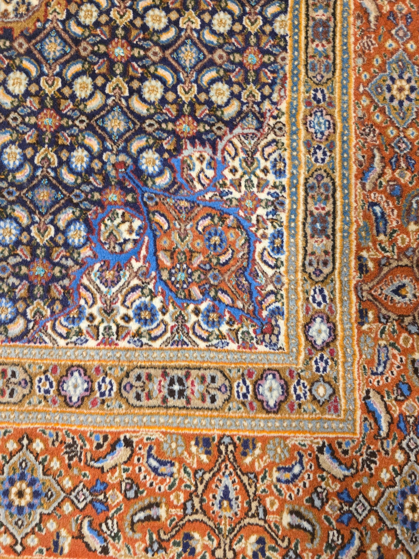 Groot perzisch Tapijt Moud 350x250 wollen vloerkleed iran handgeknoopt