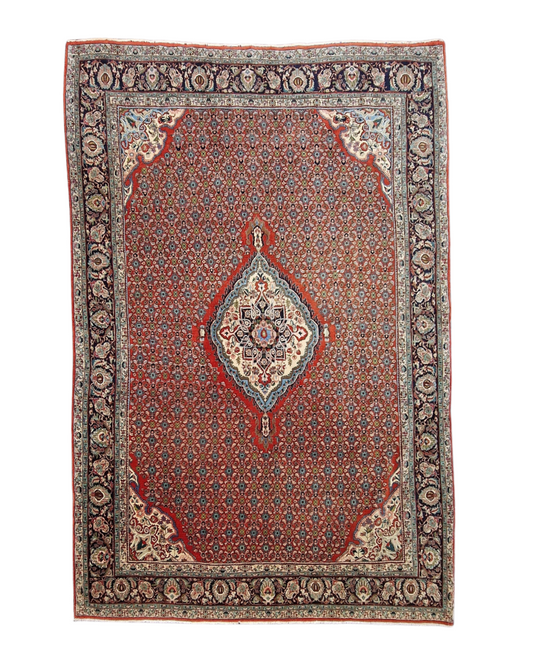 Groot Perzisch tapijt Bidjar 350x230 wollen vloerkleed handgeknoopt Iran