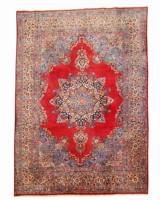 Groot Perzischt tapijt 340x240 wollen vloerkleed handgeknoopt iran