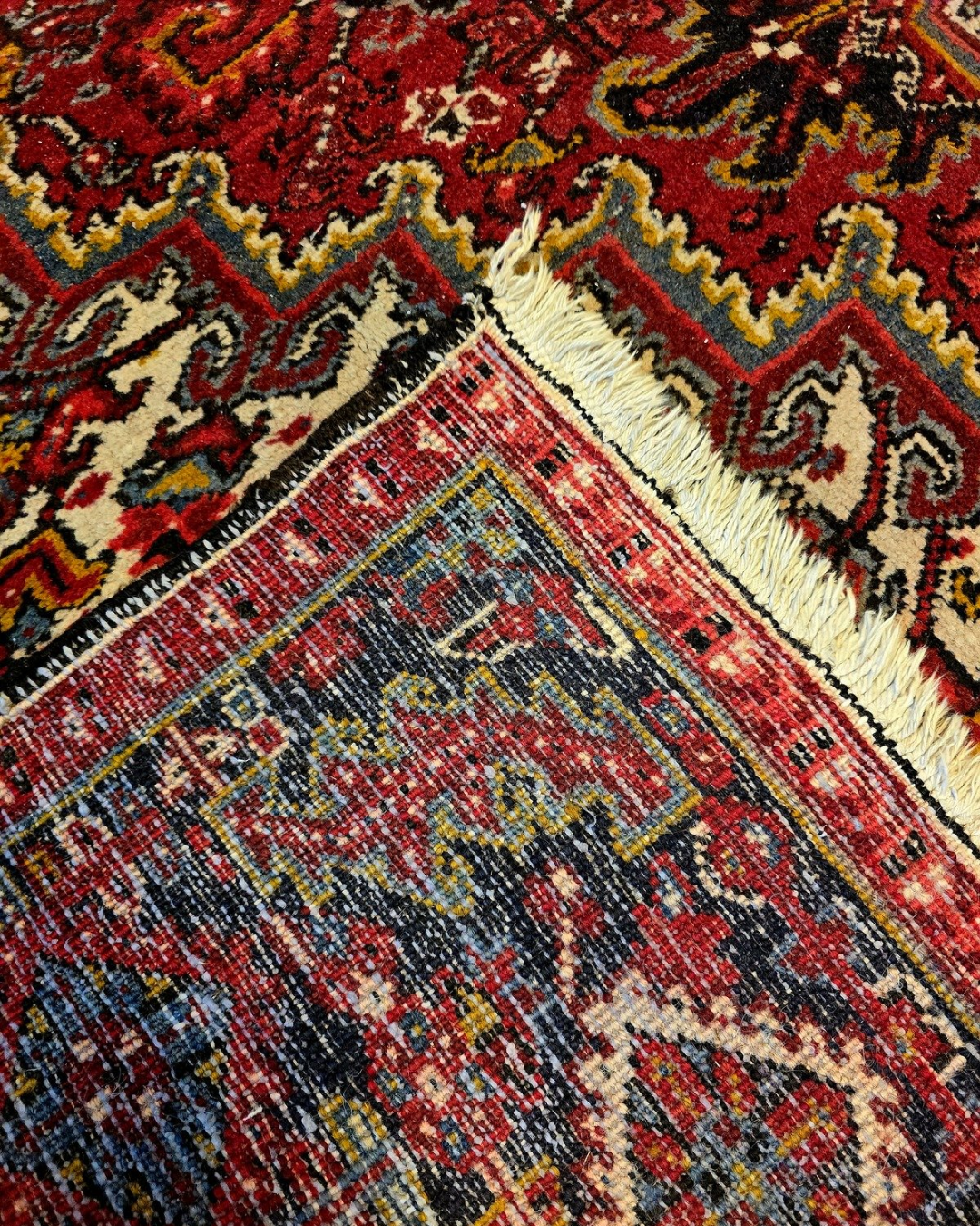 Perzisch tapijt Heriz 300x200 wollen vloerkleed handgeknoopt Iran