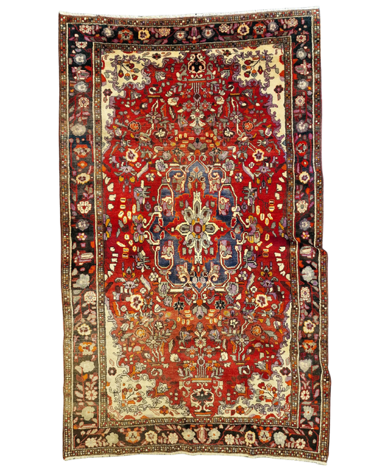 Perzisch tapijt Hamadan 310x185 wollen vloerkleed handgeknoopt Iran
