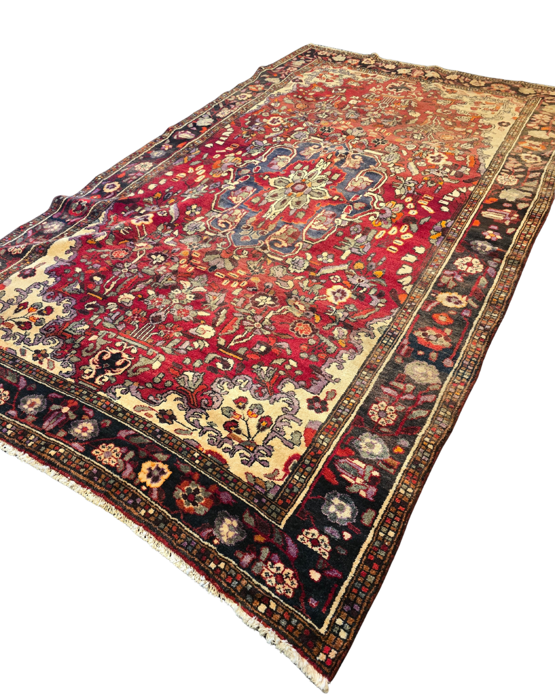 Perzisch tapijt Hamadan 310x185 wollen vloerkleed handgeknoopt Iran