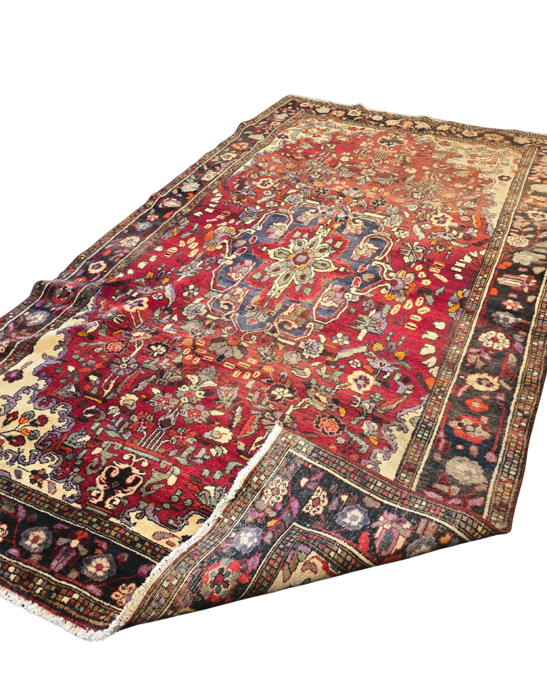 Perzisch tapijt Hamadan 310x185 wollen vloerkleed handgeknoopt Iran