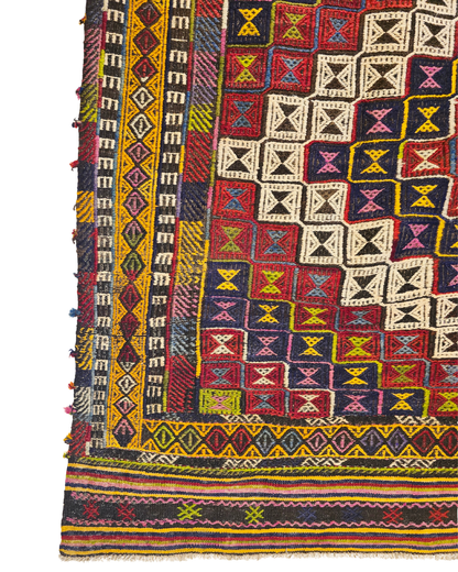 Ttribal Kelim Jijim cicim Tribal 290x185 wollen vloerkleed handgeknoopt Turkije