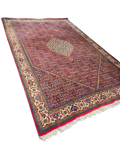 perzisch tapijt bidjar 300x205 wollen vloerkleed handgeknoopt Iran