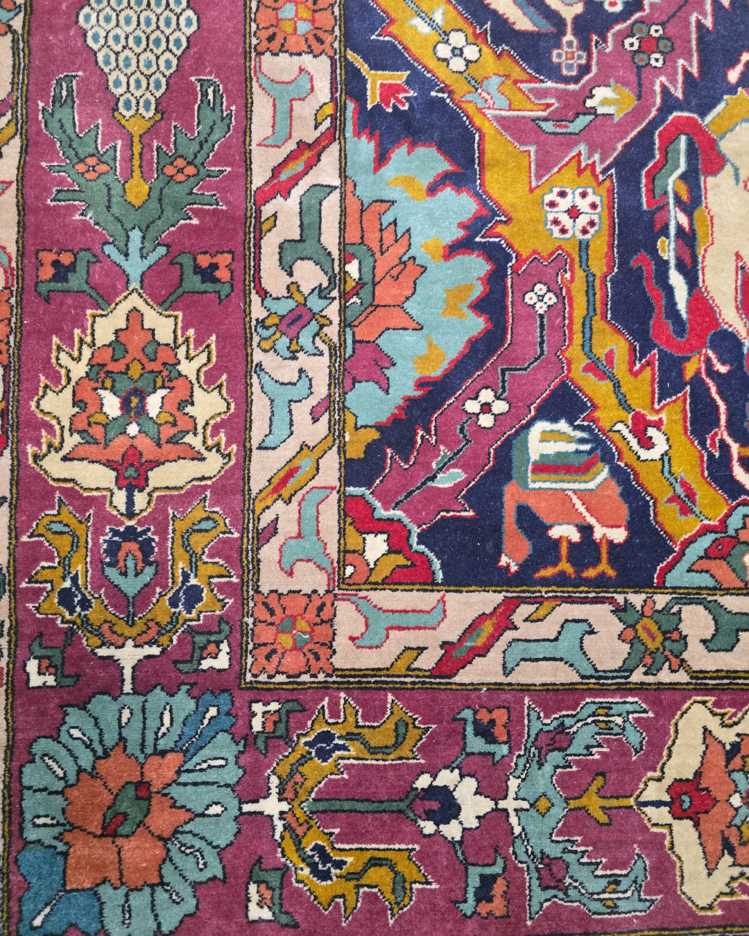 Groot Perzisch tapijt Vishapagorg Armenië wollen vloerkleed Handgeknoopt