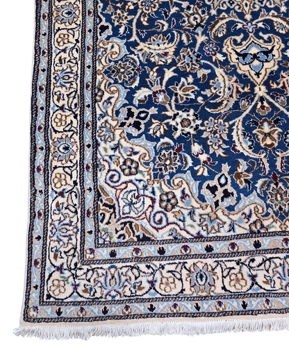 Perzisch tapijt Nain 255x155 wollen vloerkleed handgeknoopt iran