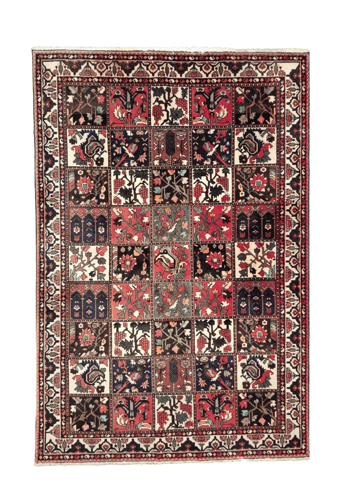 Perzisch tapijt baktihari 300x210 wollen vloerkleed iran