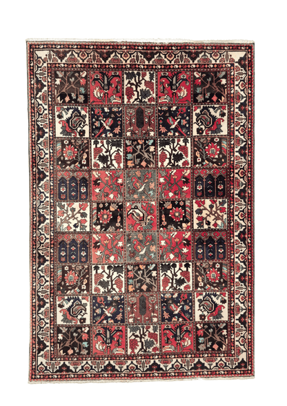 Perzisch tapijt baktihari 300x210 wollen vloerkleed iran