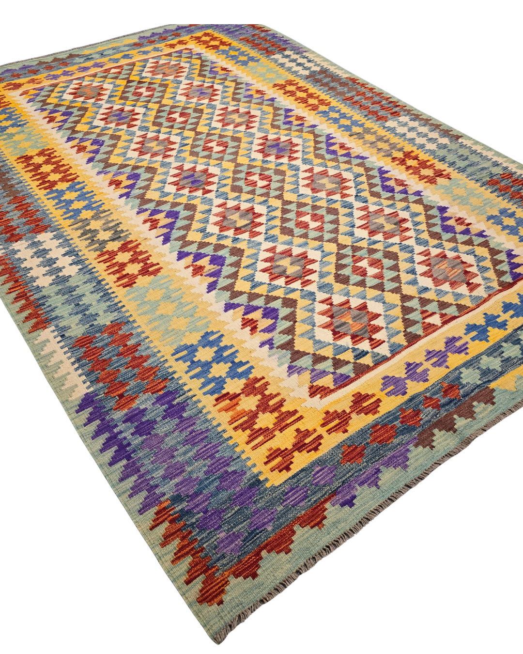 Kelim tapijt Afghan perzisch 299x212 wollen vloerkleed