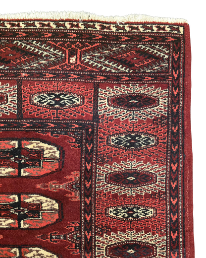 Groot Perzisch tapijt Bokhara 325x245 wollen vloerkleed handgeknoopt Turkmenistan