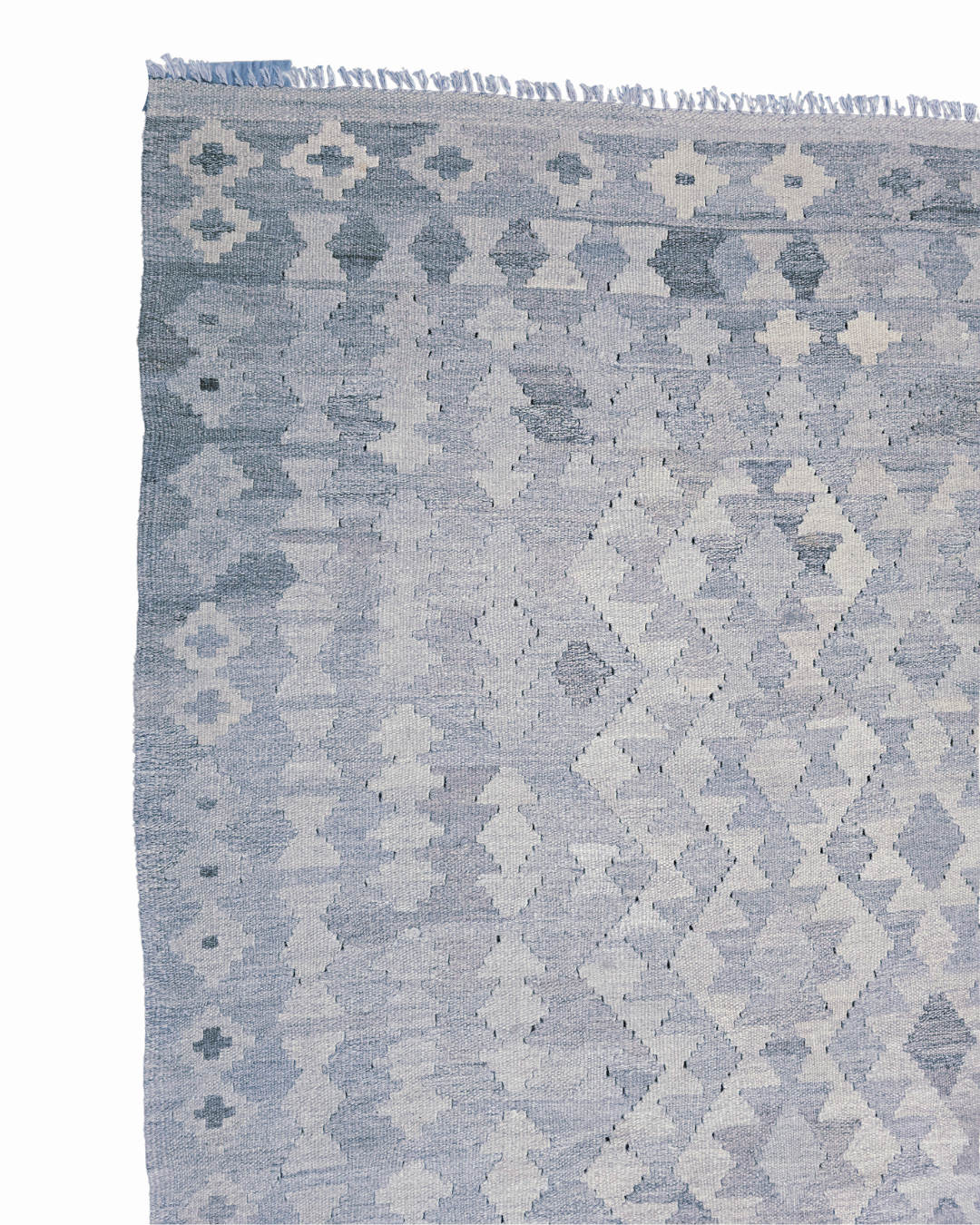 Afgaans Tribal Kelim flatweave 300x200 wollen vloerkleed