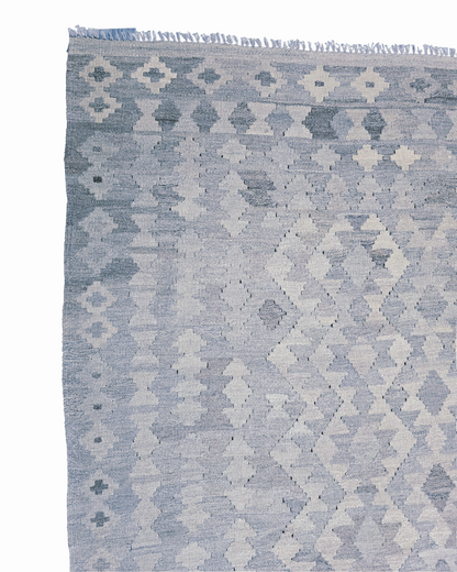 Afgaans Tribal Kelim flatweave 300x200 wollen vloerkleed