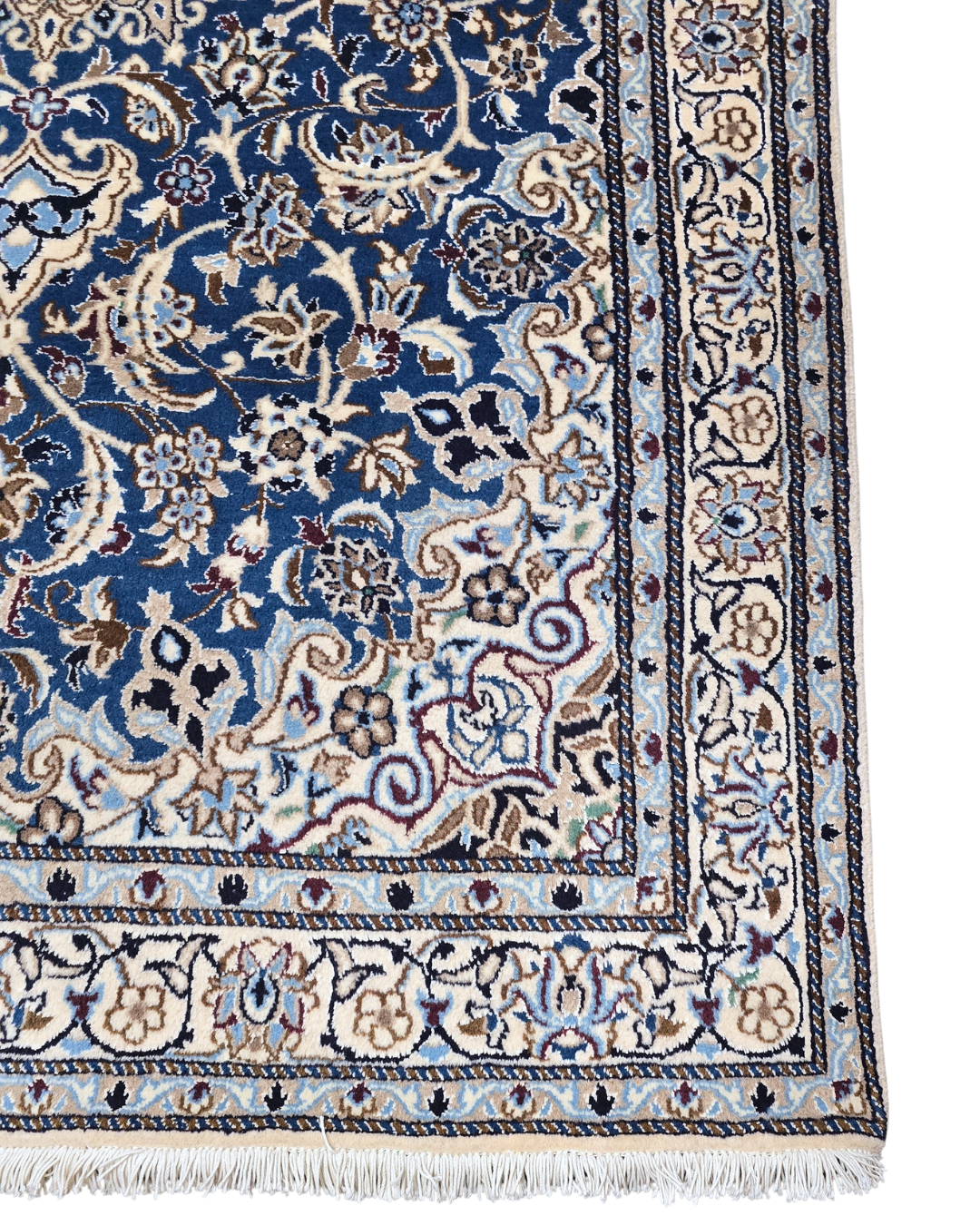 Perzisch tapijt Nain 255x155 wollen vloerkleed handgeknoopt iran
