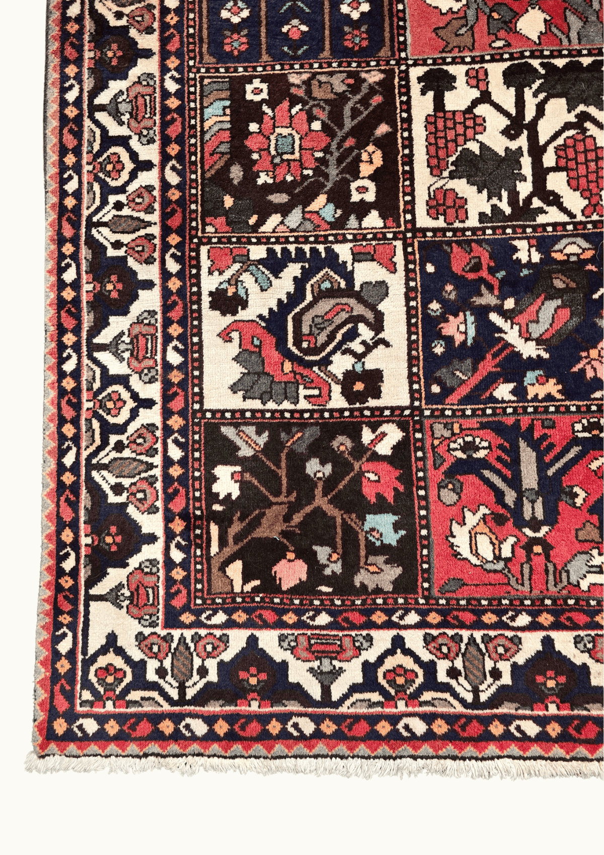 Perzisch tapijt baktihari 300x210 wollen vloerkleed iran