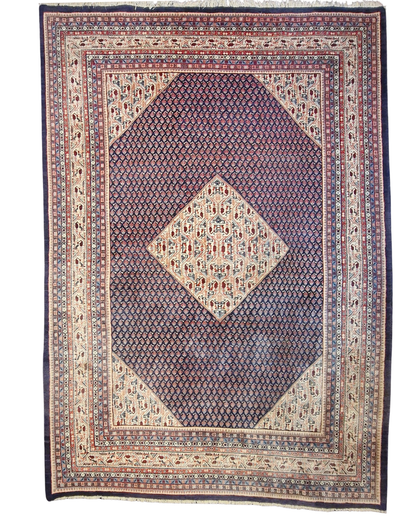 Groot Perzisch Tapijt Mir 350x250 wollen vloerkleed Iran Handgeknoopt