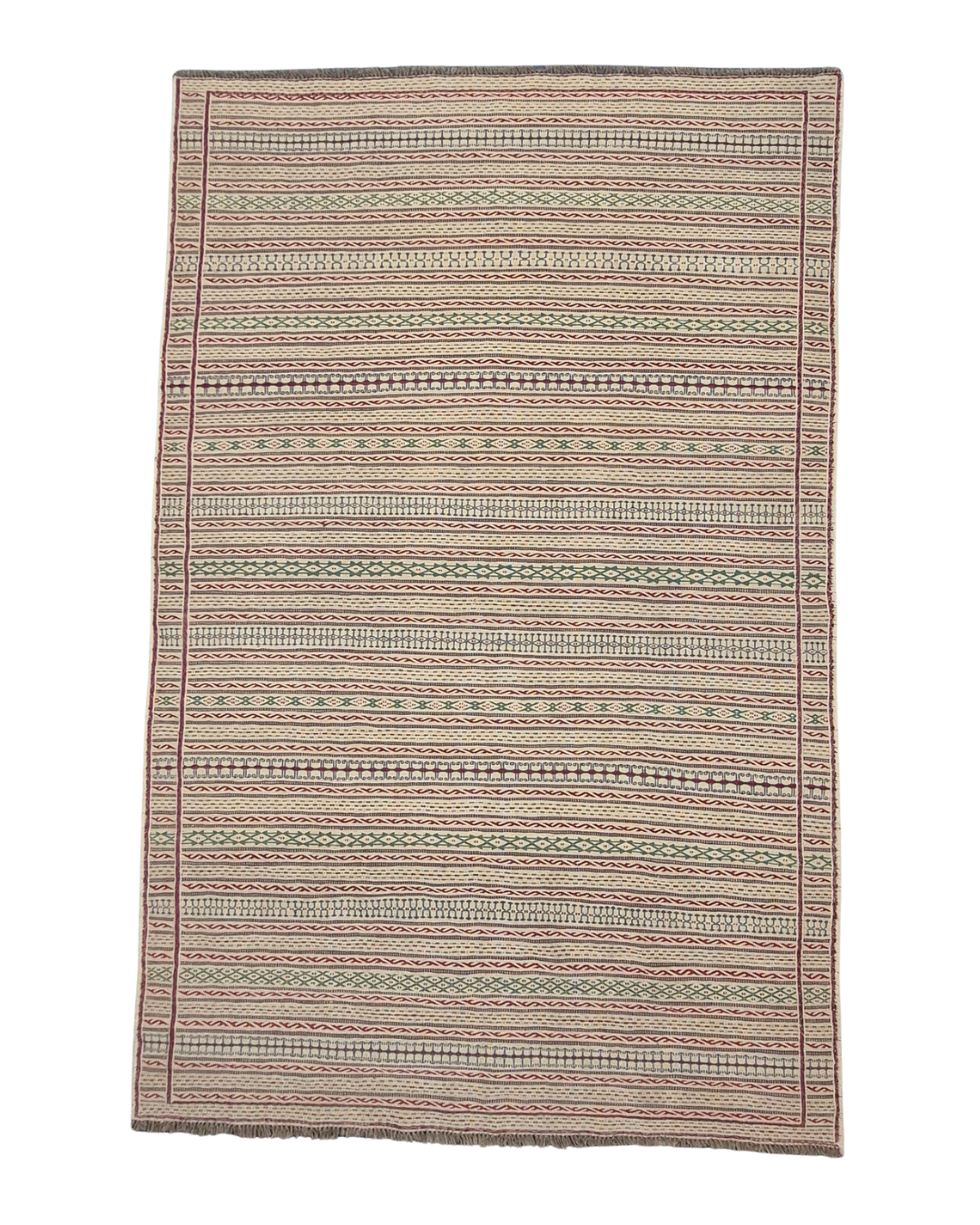 Grote Kelmin Flatweave 300x200 handgeweven wollen vloerkleed