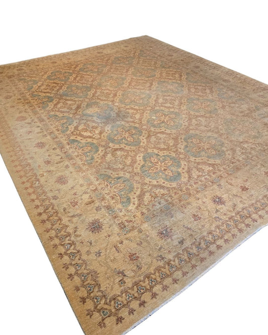 Groot Perzisch tapijt Ziegler 380x310 wollen vloerkleed handgeknoopt Iran