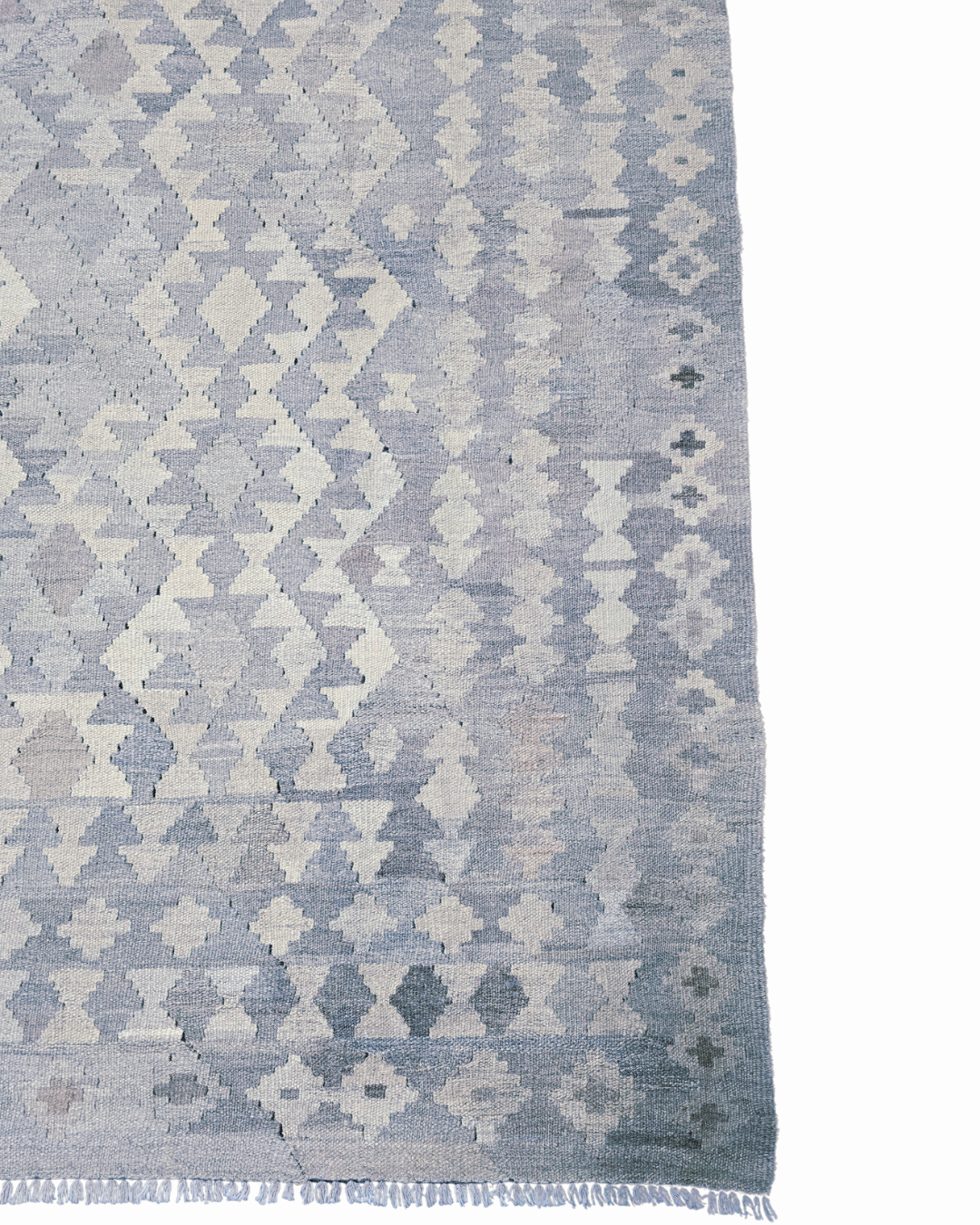 Afgaans Tribal Kelim flatweave 300x200 wollen vloerkleed