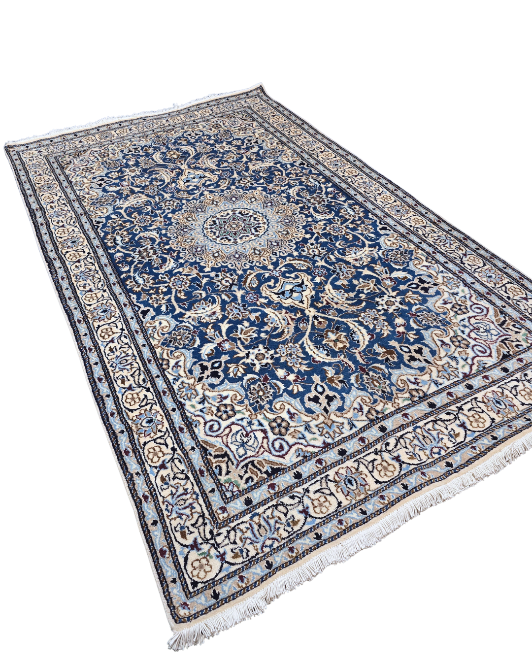 Perzisch tapijt Nain 255x155 wollen vloerkleed handgeknoopt iran