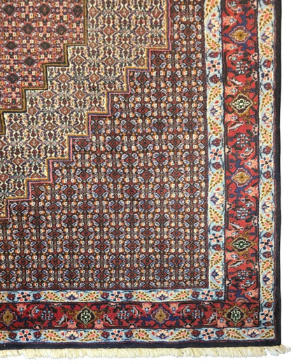 Perzisch tapijt Senneh 300x200 wollen vloerkleed Iran handegeknoopt