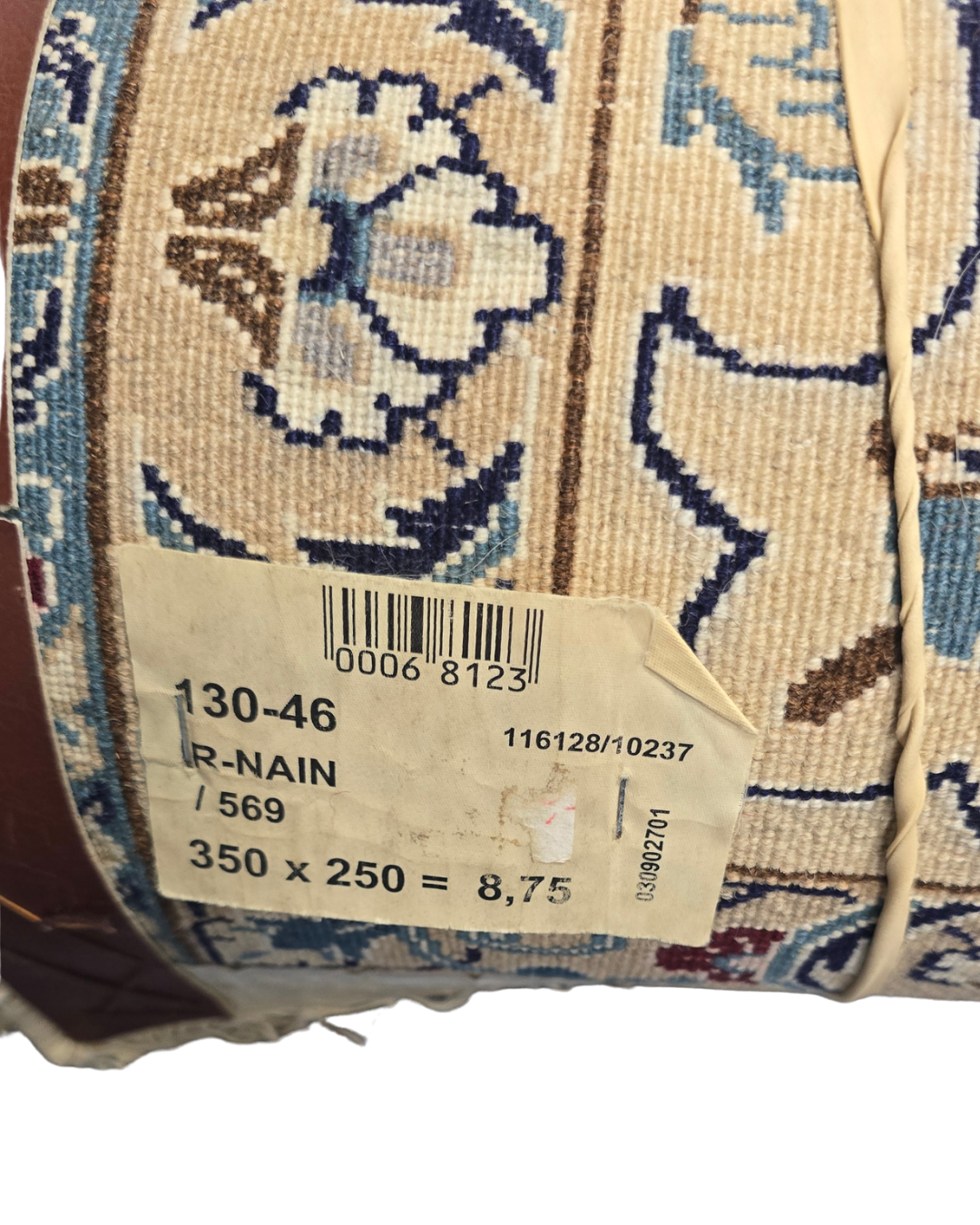 Groot Perzisch tapijt Nain 350x250 wollen vloerkleed handgeknoopt