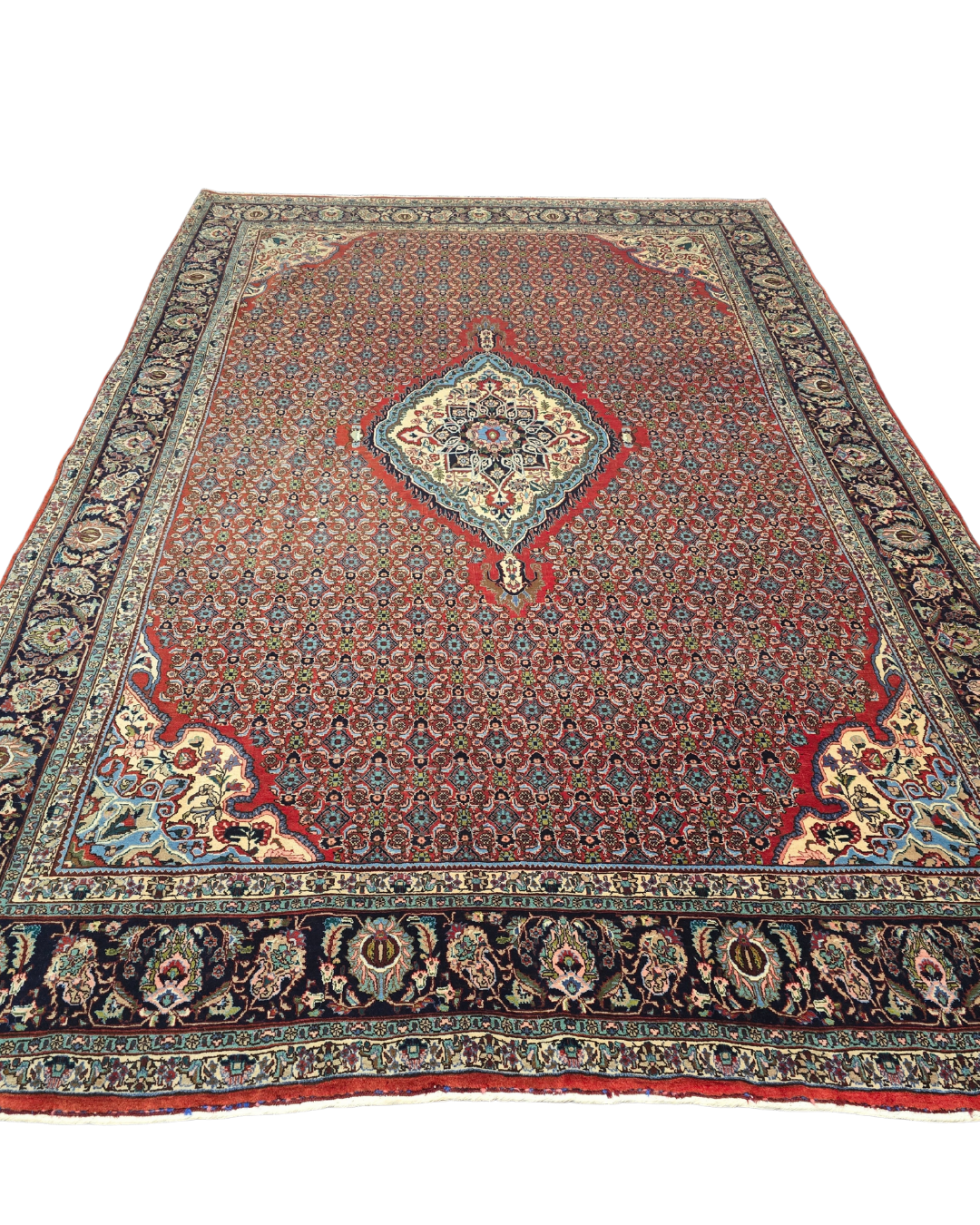 Groot Perzisch tapijt Bidjar 350x230 wollen vloerkleed handgeknoopt Iran