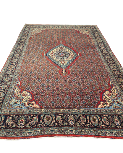 Groot Perzisch tapijt Bidjar 350x230 wollen vloerkleed handgeknoopt Iran