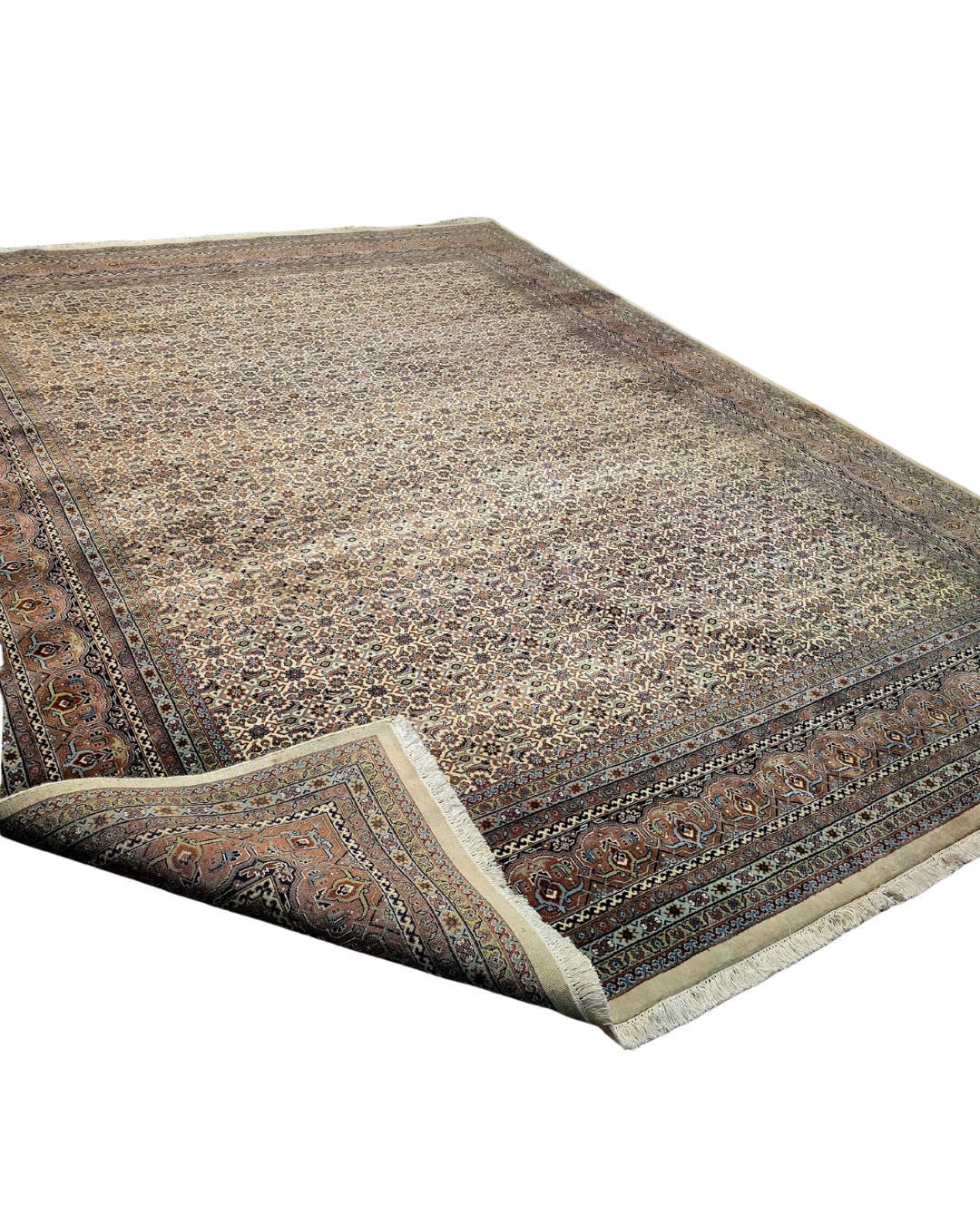 Groot Perzisch tapijt Herati 390x300 wollen vloerkleed iran