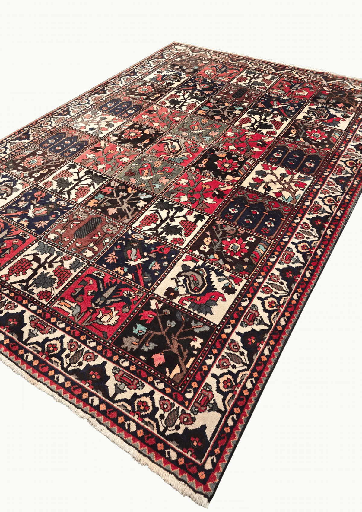 Perzisch tapijt baktihari 300x210 wollen vloerkleed iran