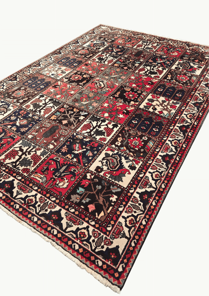 Perzisch tapijt baktihari 300x210 wollen vloerkleed iran