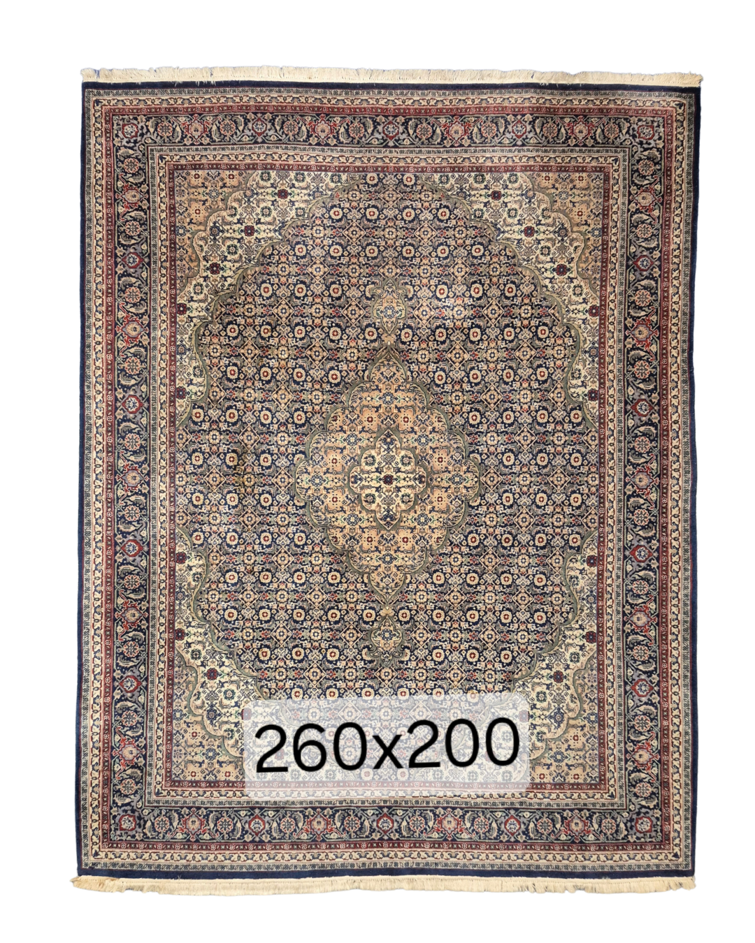 Perzisch tapijt Bidjar 260x200 wollen vloerkleed handgeknoopt