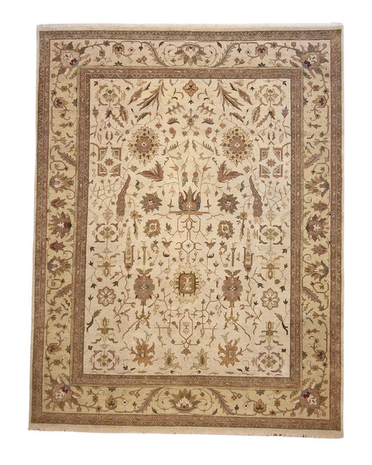 Groot Perzisch tapijt Ziegler 350x274 wollen vloerkleed handgeknoopt