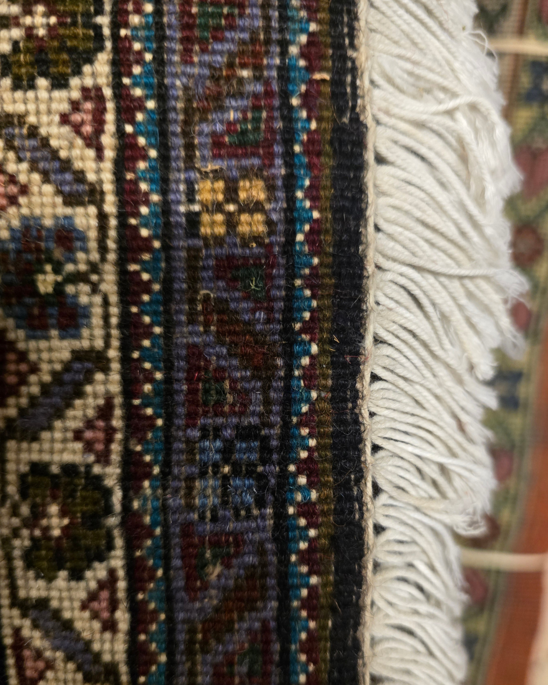 Groot Perzisch tapijt Tabriz 360x252 wollen vloerkleed iran handgeknoopt