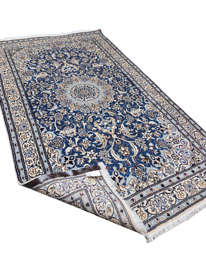 Perzisch tapijt Nain 255x155 wollen vloerkleed handgeknoopt iran