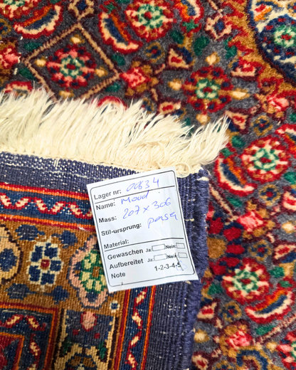 Perzisch tapijt Moud 307x206 wollen vloerkleed Iran