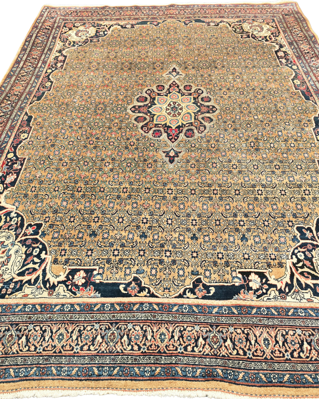 Perzisch tapijt Bidjar 340x230 wollen vloerkleed iran