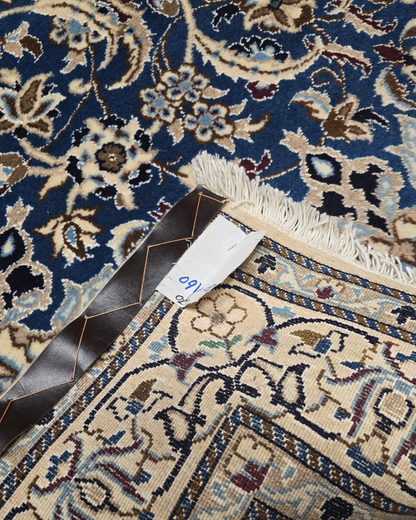 Perzisch tapijt Nain 255x155 wollen vloerkleed handgeknoopt iran